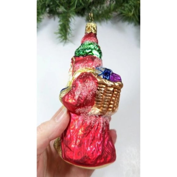 Inge Glas 'Santa's Woodland Travels' Retired Old World Christmas Ornament - Picture 3 of 6